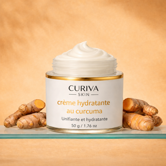 Crème hydratante au curcuma